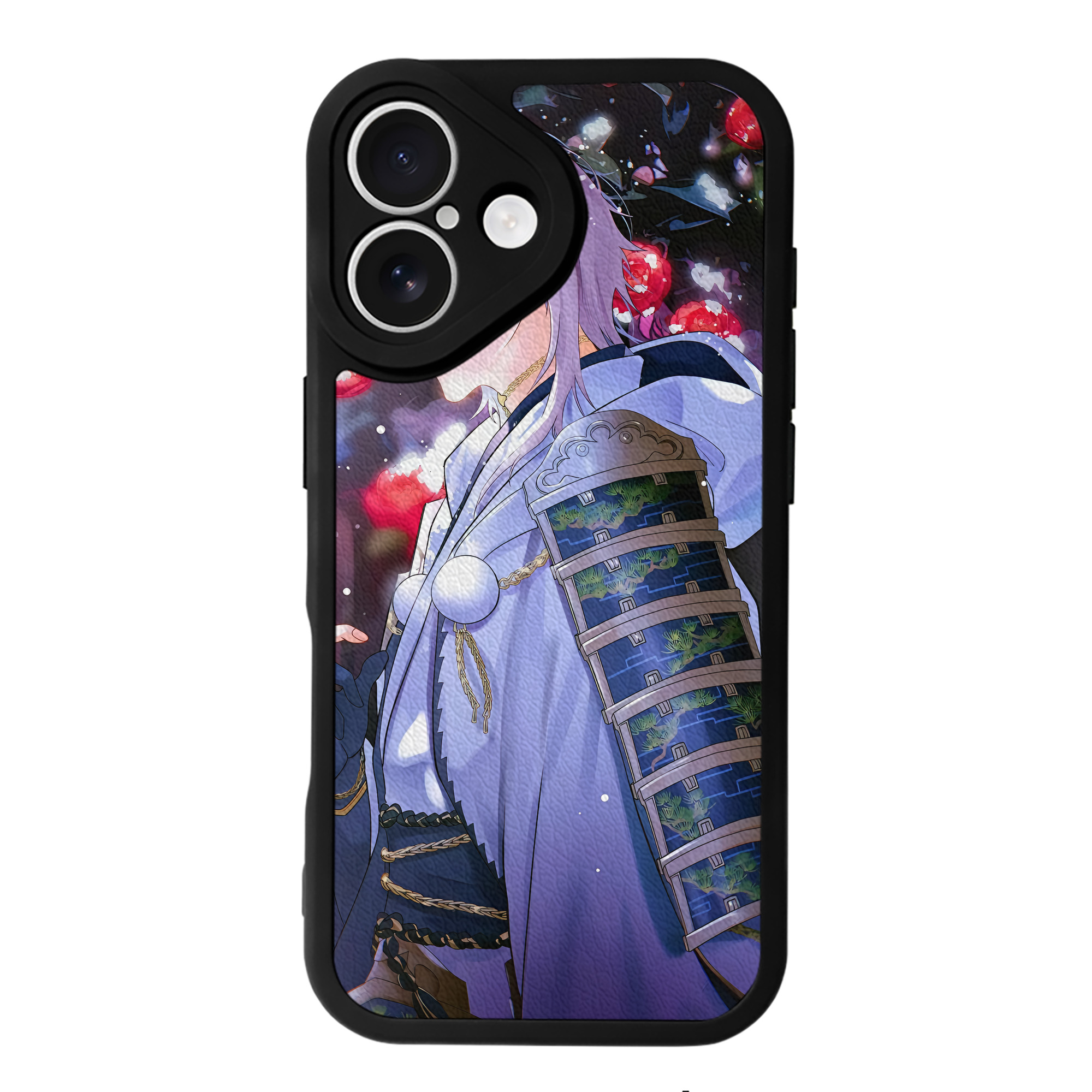 （画像用） 刀剣乱舞 Touken Ranbu 【iPhone 16シリーズ対応】シリコンスマホケース（レザー調） 材質：シリコン